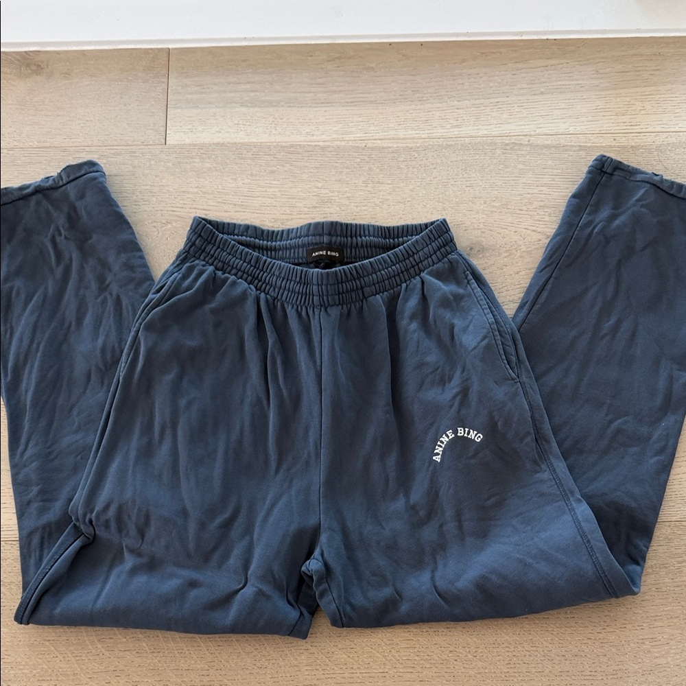 Anine Bing Leone jogger Blue sweatpants size small